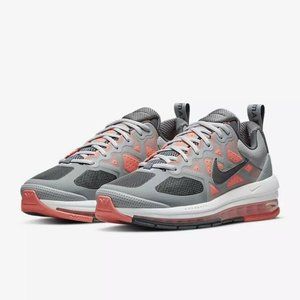 Nike Air Max Genome Shoes Smoke Gray Mango CW1648